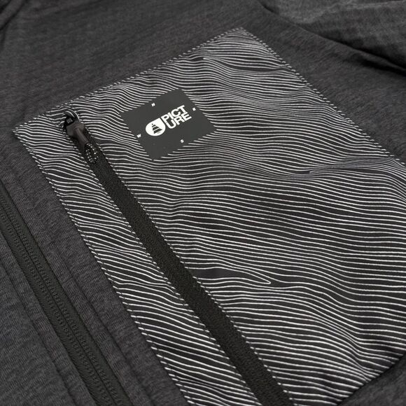 Picture Organic Men's Pauly LT Grid Jacket Charcoal Gray Large - Picture 5 of 11